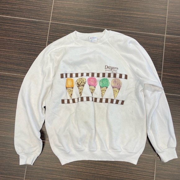 Hanes Shirts Vintage Dryers Ice Cream Cone Sweater Poshmark
